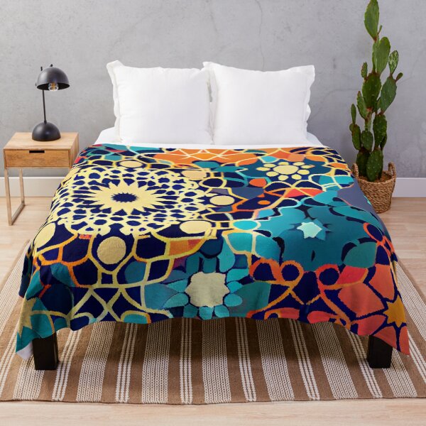 Item preview, Cute Brilliant Explosive Moroccan Pattern Digital Painting designed and sold by CodeAndColors.