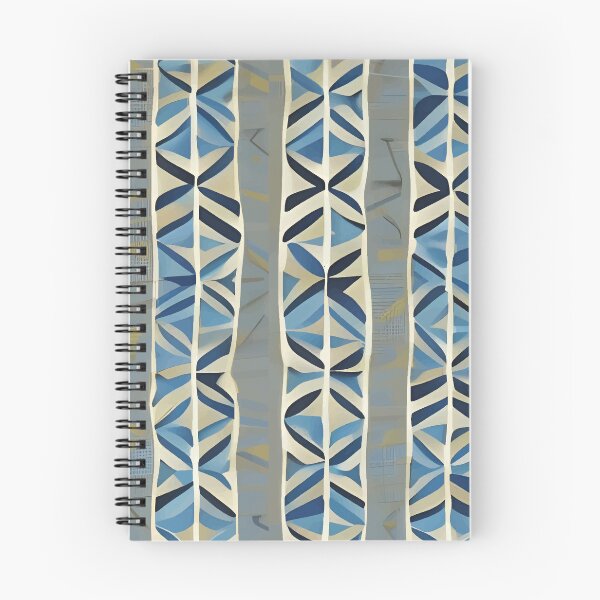 Aperçu de l'œuvre Mid Century Modern - bleu, gris, crème créée et vendue par leartset.