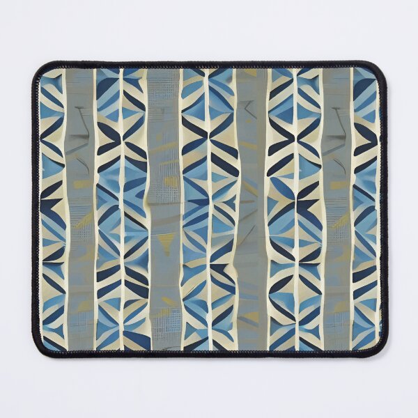 Aperçu de l'œuvre Mid Century Modern - bleu, gris, crème créée et vendue par leartset.