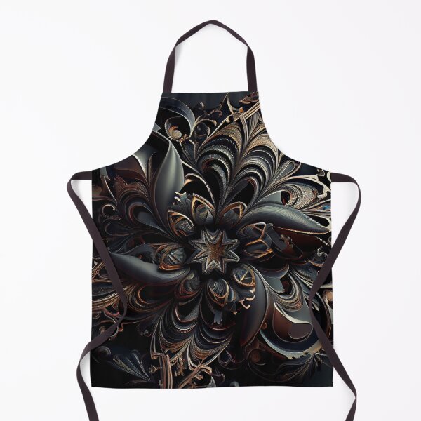 Aperçu de l'œuvre Dark Three Dimensional Brilliant European Pattern Digital Painting créée et vendue par CodeAndColors.
