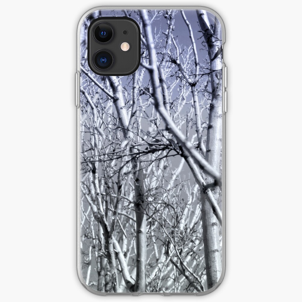 Hoher Kontrast Wald Foto iPhone-Hülle & Cover
