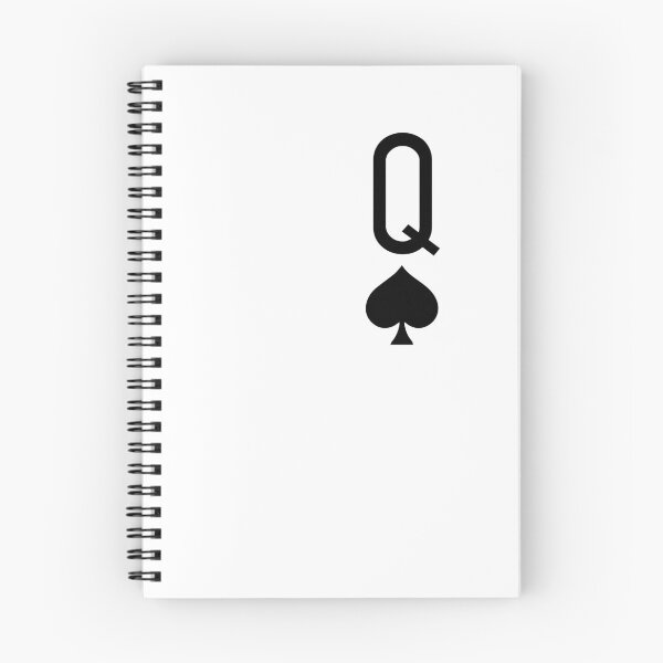 Item preview, Black Queen of spades playing card Family Game designed and sold by FrenchsTuck.
