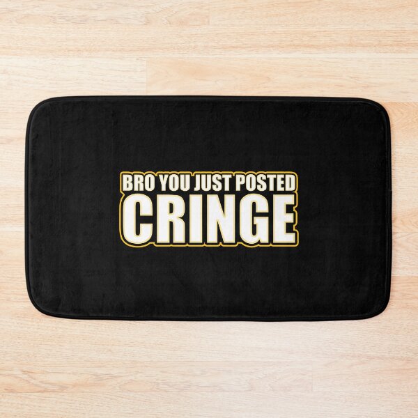 Item preview, Bro you just posted cringe in Yellow designed and sold by Aerodin.