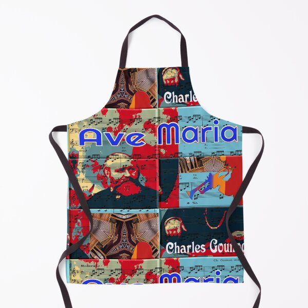 Item preview, ATTRACTIVE PORTRAIT OF CHARLES GOUNOD - MUSICIAN COMPOSER - VIRTUAL CONCERT ORGAN TRUMPET DUO - FUNNY MUSIC SCORE AVE MARIA PATCHWORK PATTERN - GREAT GIFT FOR ORGANISTS AND TRUMPETERS designed and sold by Ralek.