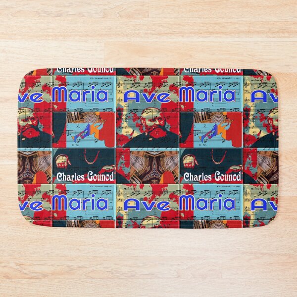 Item preview, ATTRACTIVE PORTRAIT OF CHARLES GOUNOD - MUSICIAN COMPOSER - VIRTUAL CONCERT ORGAN TRUMPET DUO - FUNNY MUSIC SCORE AVE MARIA PATCHWORK PATTERN - GREAT GIFT FOR ORGANISTS AND TRUMPETERS designed and sold by Ralek.