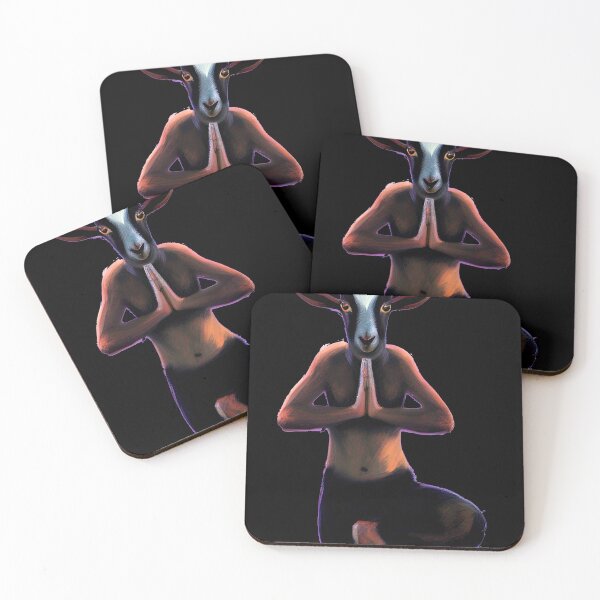 Item preview, Funny Goat doing yoga designed and sold by Neo-Expression.