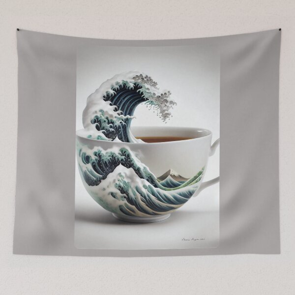 Item preview, Tsunami In A Cup Of Tea designed and sold by Mitch-Angelo.