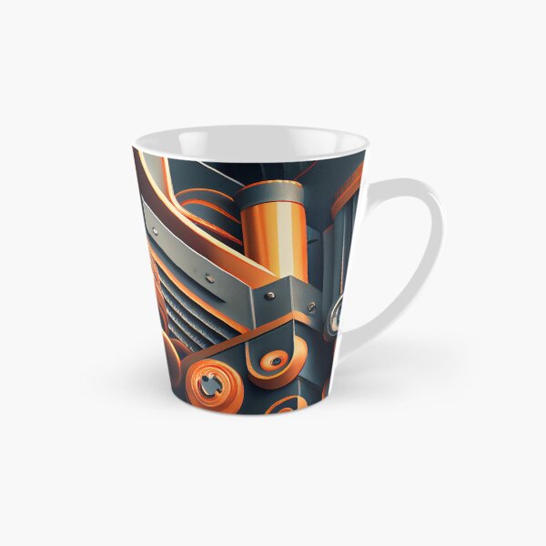 Item preview, Bold Smooth Industrial Pattern Digital Painting designed and sold by CodeAndColors.
