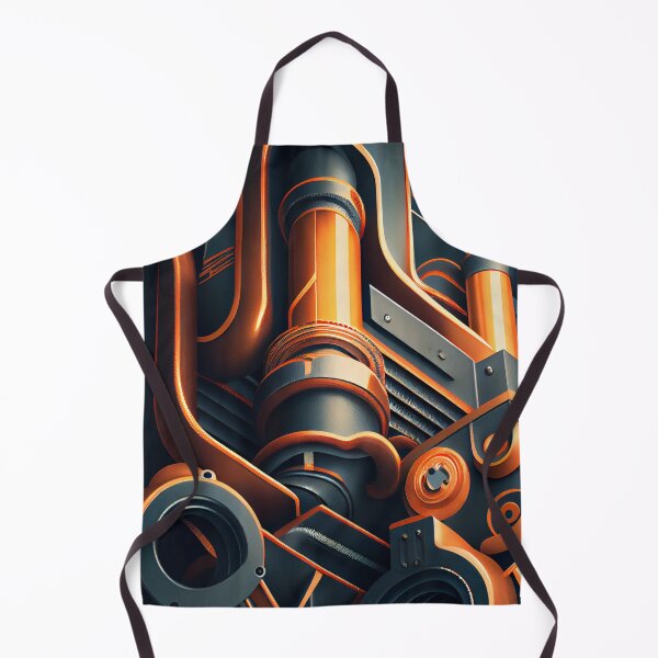 Item preview, Bold Smooth Industrial Pattern Digital Painting designed and sold by CodeAndColors.