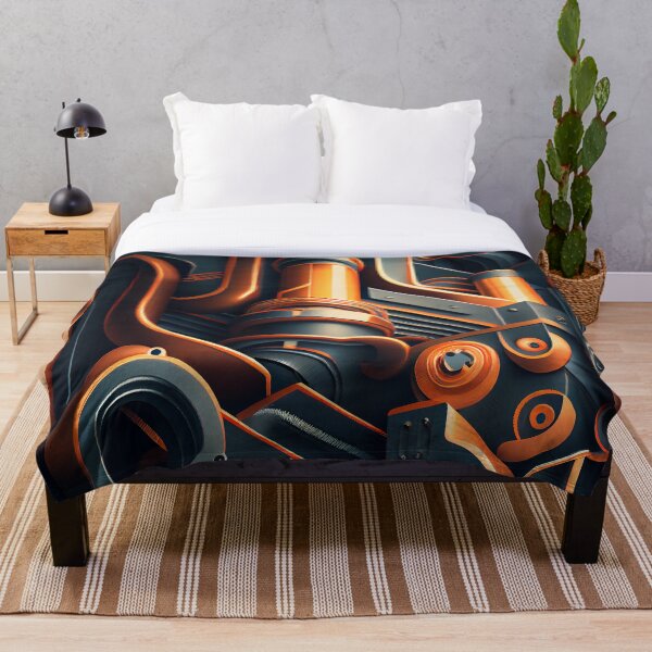 Artikelvorschau, Bold Smooth Industrial Pattern Digital Painting entworfen und verkauft von CodeAndColors.