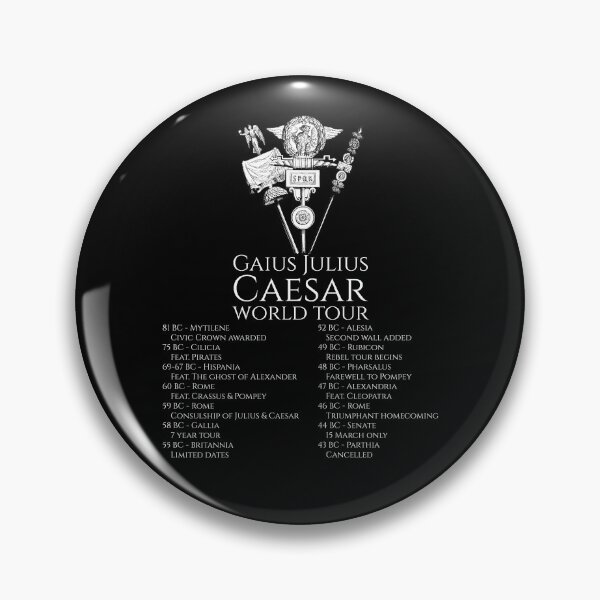Item preview, Gaius Julius Caesar World Tour - Ancient Roman History SPQR designed and sold by Styrman.