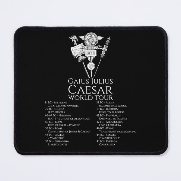 Item preview, Gaius Julius Caesar World Tour - Ancient Roman History SPQR designed and sold by Styrman.