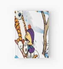 calvin and hobbes happy snow Hardcover Journal