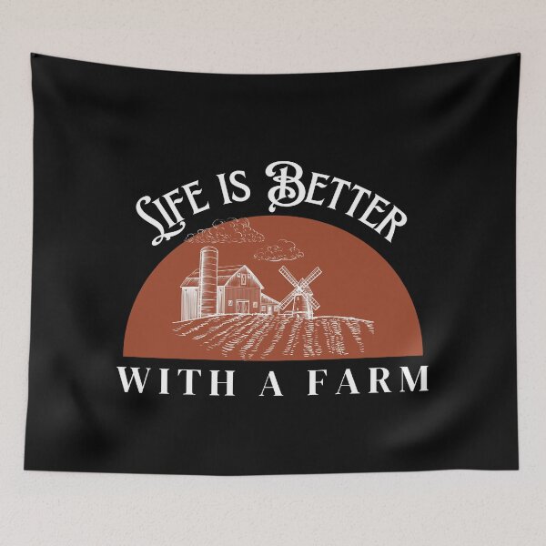 Item preview, Life is better with a farm designed and sold by NonPCTruths.