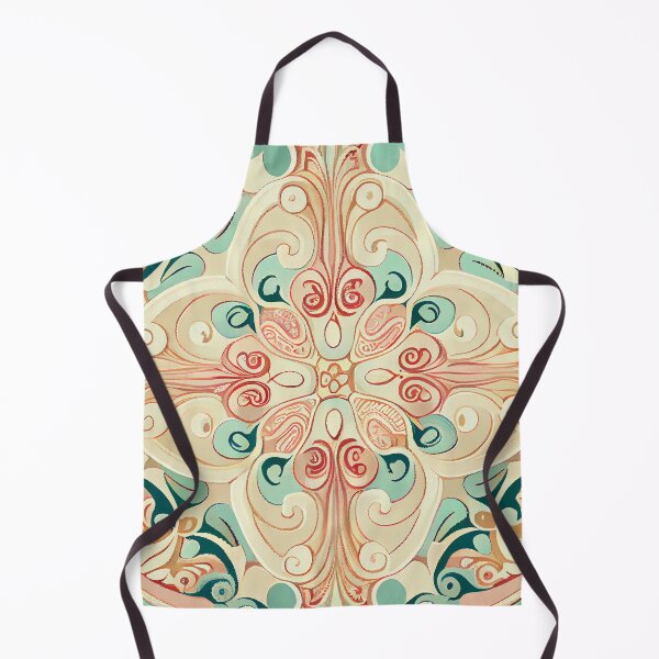 Artikelvorschau, Pale Bohemian Scandifornian Pattern Digital Painting entworfen und verkauft von CodeAndColors.