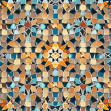Vorschaubild zum Design Fine Soft Scandifornian Pattern Digital Painting von CodeAndColors