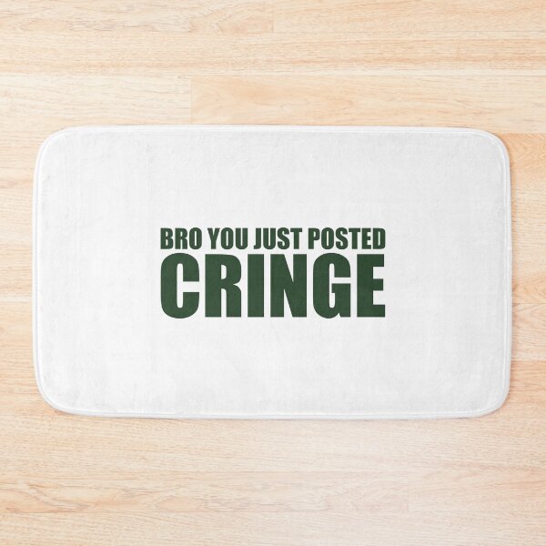 Item preview, Bro you just posted cringe in Dark green designed and sold by Aerodin.