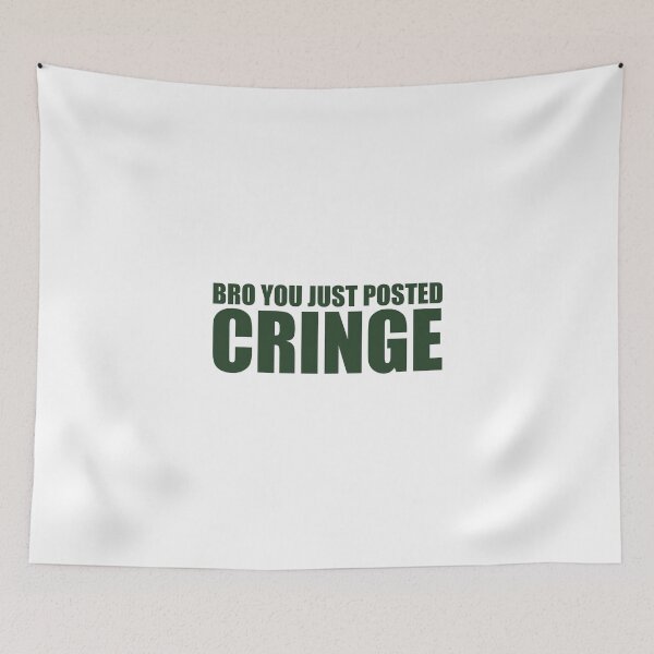 Item preview, Bro you just posted cringe in Dark green designed and sold by Aerodin.