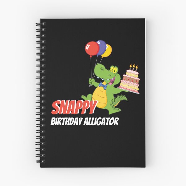Item preview, Snappy Birthday Alligator Krokodil designed and sold by MooonTees.