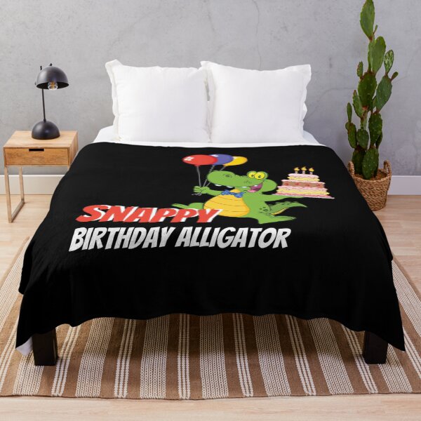 Item preview, Snappy Birthday Alligator Krokodil designed and sold by MooonTees.