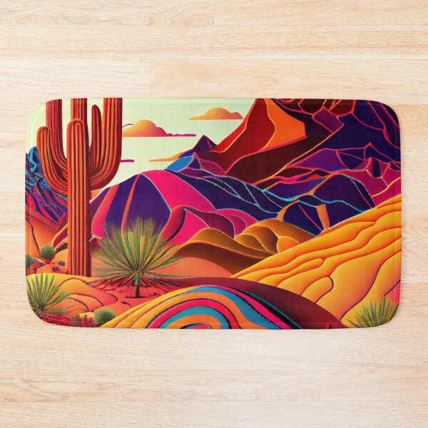 Item preview, Light Exotic Vivid Desert Modern Pattern Digital Painting designed and sold by CodeAndColors.