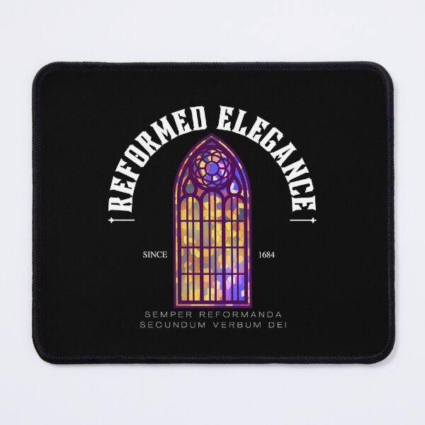 Item preview, Reformed Elegance Stained Glass 1689 Confession of Faith Always Reforming By the Word of God designed and sold by NonPCTruths.