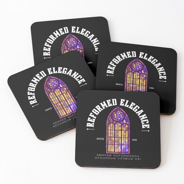 Item preview, Reformed Elegance Stained Glass 1689 Confession of Faith Always Reforming By the Word of God designed and sold by NonPCTruths.