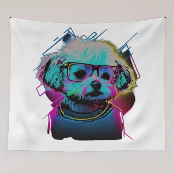 Item preview, shih tzu dog with glasses designed and sold by vini20shop ☑️ ⭐⭐⭐⭐⭐.
