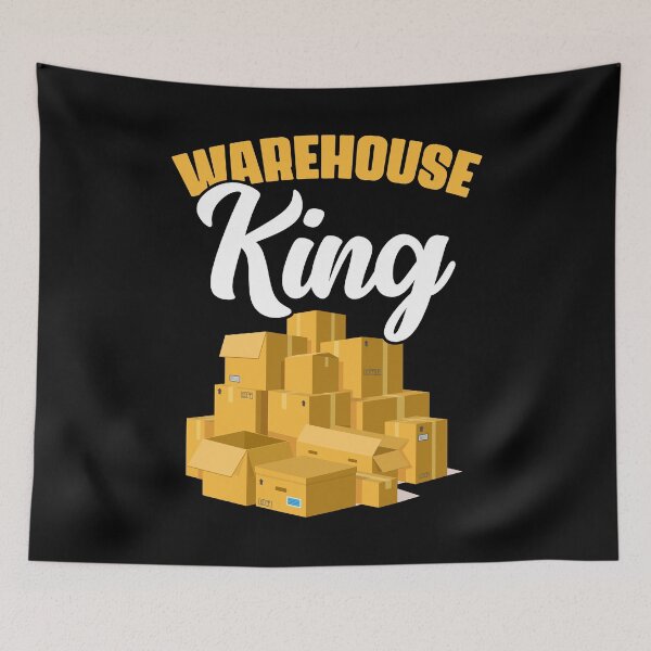 Item preview, Awesome Warehouse King For Logistician Humor Logistics Crew designed and sold by Nessshirts.