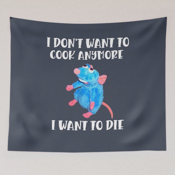 Item preview,  I Don't Want To Cook Anymore I Want To Die Funny Saying  designed and sold by IKERAS.