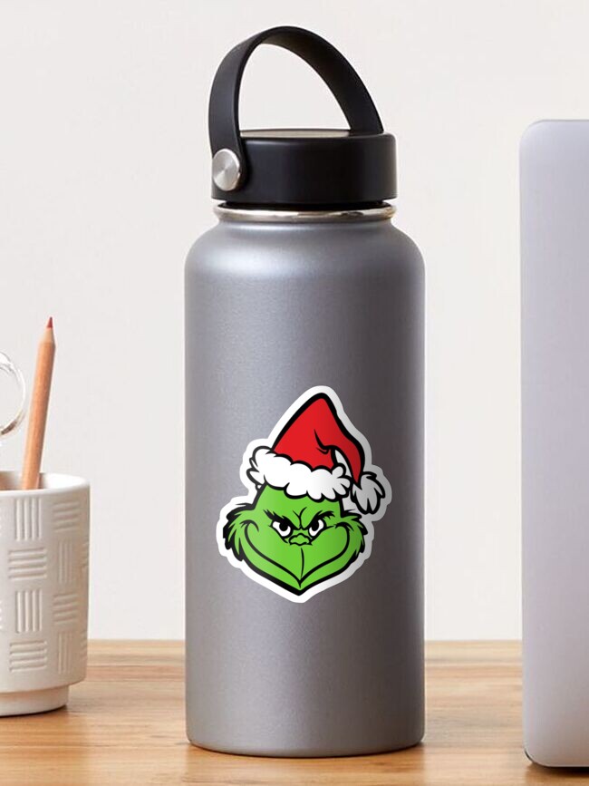 Dr. Seuss Resting Grinch Face Water Bottle