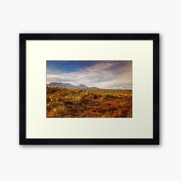 Tongariro National Park Framed Art Print