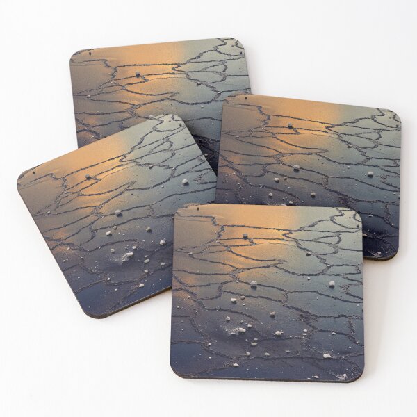Item preview, Broken ice in sunset designed and sold by Jouko Lehto Photography.