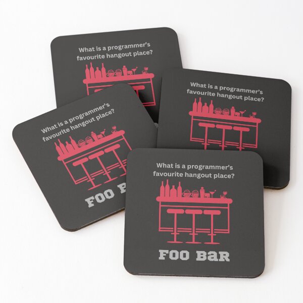 Item preview, Foo bar coding programming joke funny design  designed and sold by t1n3333.