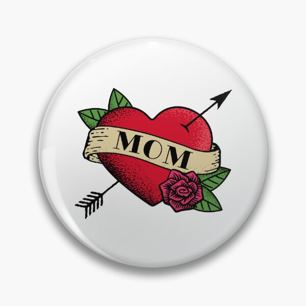 Item preview, Heart Mom Tattoo designed and sold by PaulSDesign.
