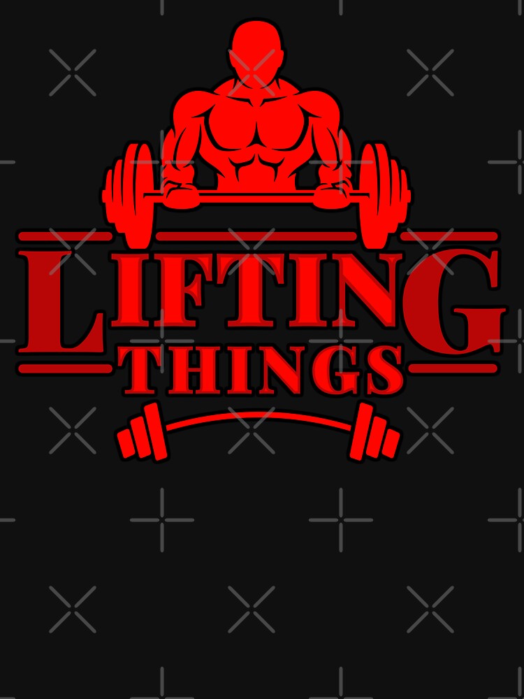 Thumbnail 7 of 7, Classic T-Shirt, Lifting Things Deadlift Squat Bench Gym designed and sold by anilbadola.