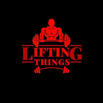 Artwork thumbnail, Lifting Things Deadlift Squat Bench Gym by Gym Beasts ⭐⭐⭐⭐⭐