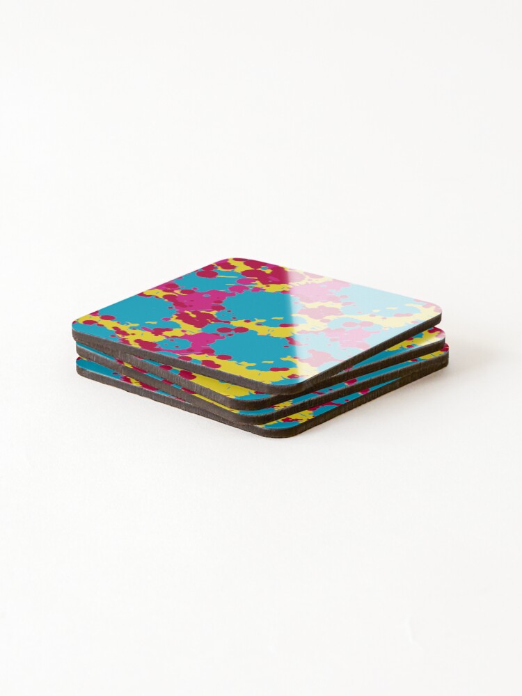 Thumbnail 4 of 5, Coasters (Set of 4), Color Combination Pattern designed and sold by TowTees.
