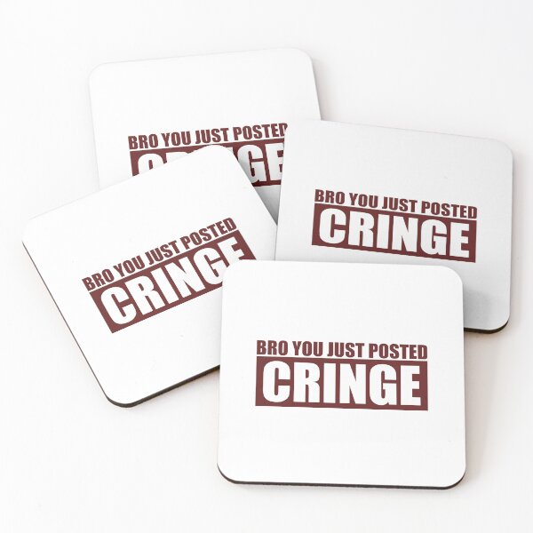 Item preview, Bro you just posted cringe in Dark red designed and sold by Aerodin.