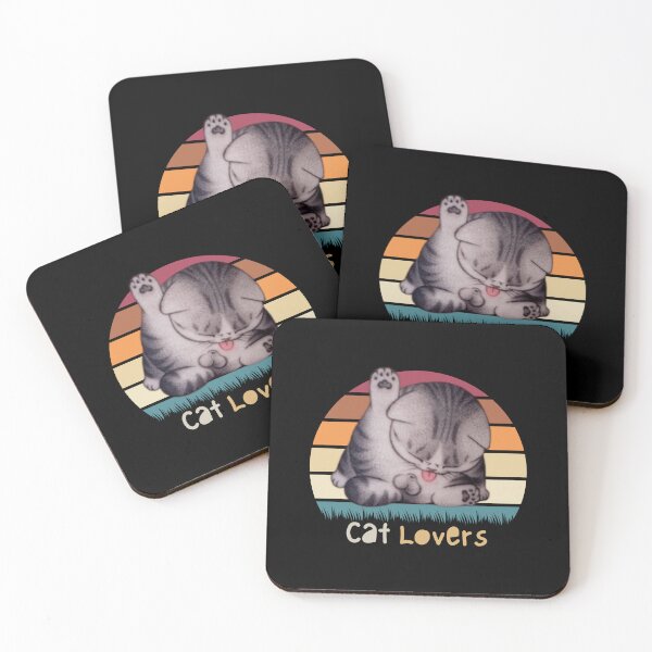 Item preview,  funny small Cat Cleaning Itself designed and sold by foxforce.