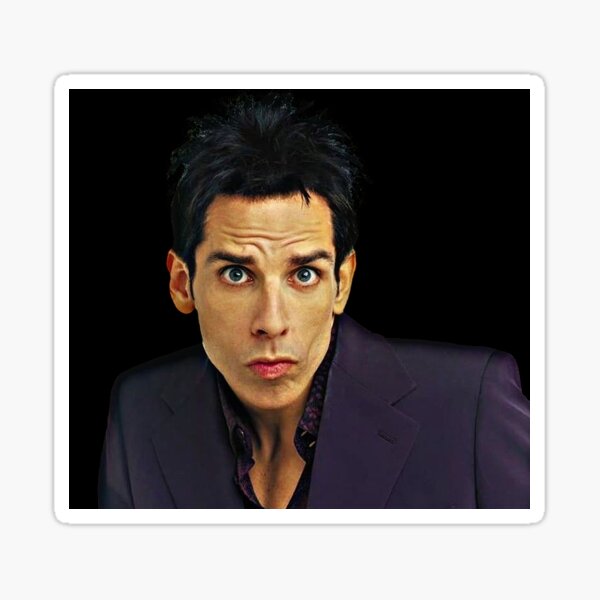 "Zoolander " Sticker for Sale by kuklistyle Redbubble