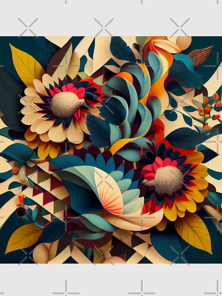 Thumbnail 6 von 6, Premium Oversized Pullover, Imagined Maximalist Pattern Digital Painting designt und verkauft von CodeAndColors.
