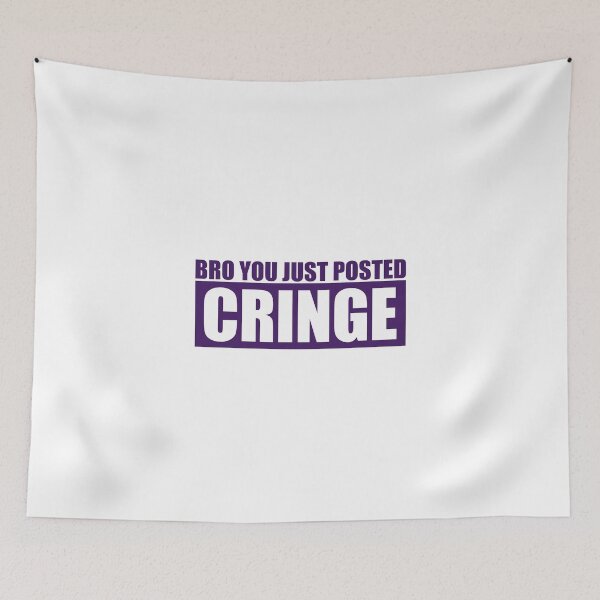 Item preview, Bro you just posted cringe in Dark purple designed and sold by Aerodin.