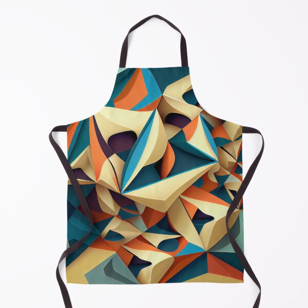 Item preview, Angular Complex Contemporary Pattern Digital Painting designed and sold by CodeAndColors.