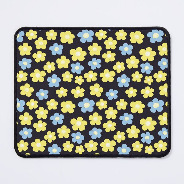 Item preview, Tiny Yellow  blue flowers designed and sold by Innet.