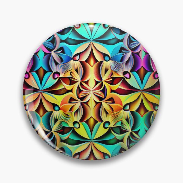 Item preview, Bright Rainbow Elegant European Pattern Digital Painting designed and sold by CodeAndColors.