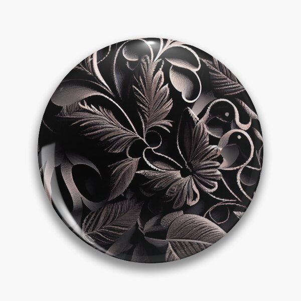 Artikelvorschau, Black Designer Natural Pattern Digital Painting entworfen und verkauft von CodeAndColors.