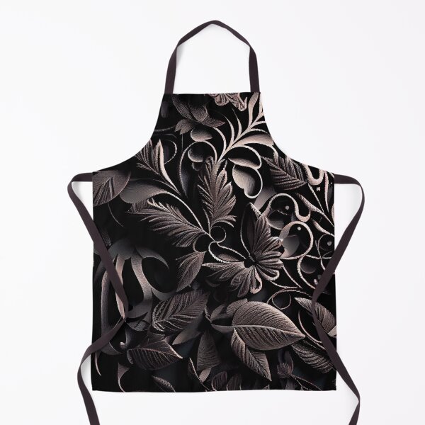 Aperçu de l'œuvre Black Designer Natural Pattern Digital Painting créée et vendue par CodeAndColors.