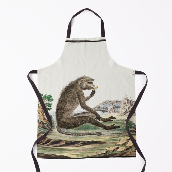 Artikelvorschau, Vintage Oriental art of a Baboon entworfen und verkauft von Vintage Designs +.