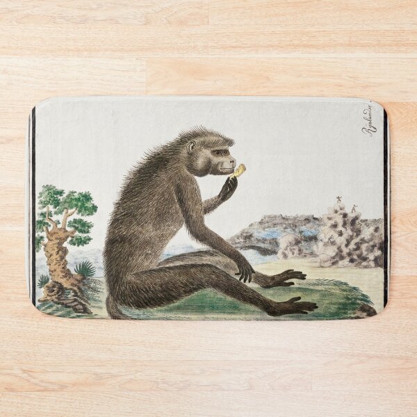 Item preview, Vintage Oriental art of a Baboon designed and sold by Vintage Designs +.